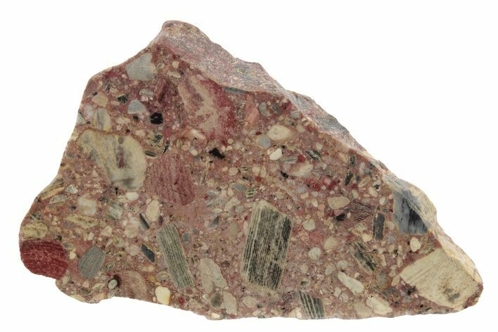 Polished Brecciated Chert Slab - Australia #240106